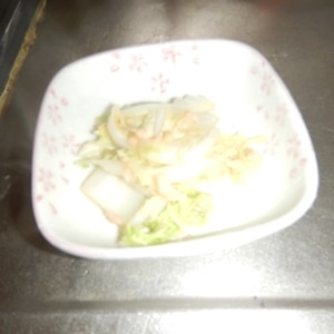白菜とツナ炒め